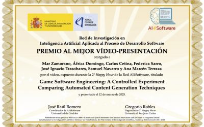 SVIT Awarded with the Best Video Presentation Award at the 2nd AI4Software Happy Hour
